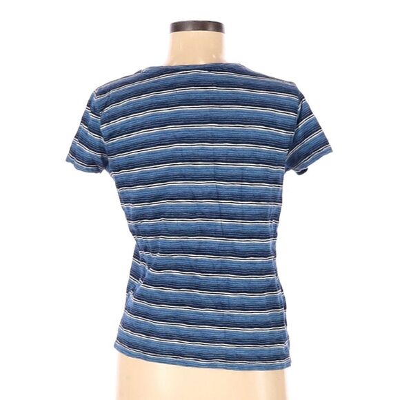 Abercrombie Vintage Striped Short Sleeve Tee Blue - Picture 5 of 6